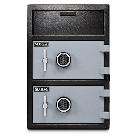 Mesa Safe Mesa Safe MFL3020EE Depository Safe with Dual Doors Stacked 2 Electronic Locks MFL3020EE